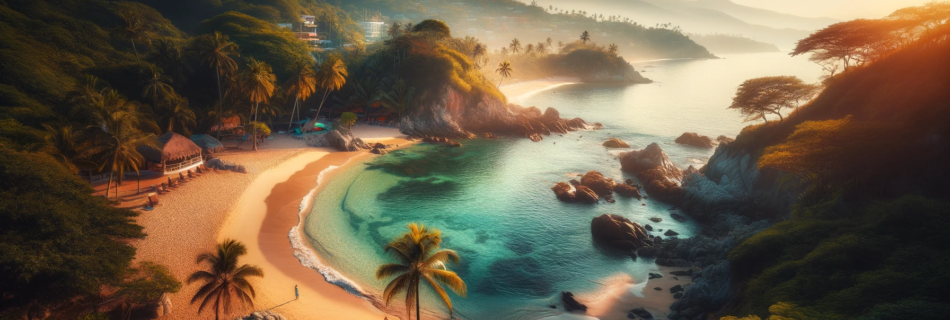 Serene and picturesque view of Amapas Beach in Puerto Vallarta