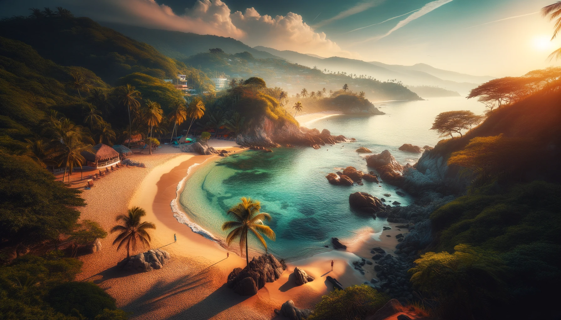 Serene and picturesque view of Amapas Beach in Puerto Vallarta