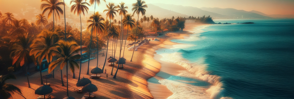Breathtaking view of Palmares Beach in Puerto Vallarta