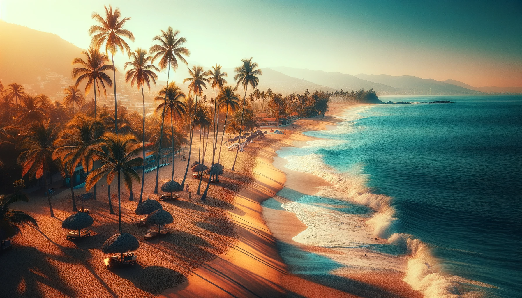 Breathtaking view of Palmares Beach in Puerto Vallarta