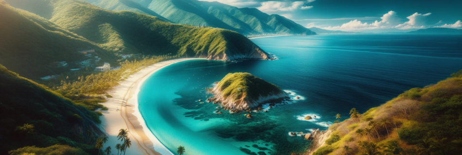 Captivating view of Las Gemelas Beach in Puerto Vallarta